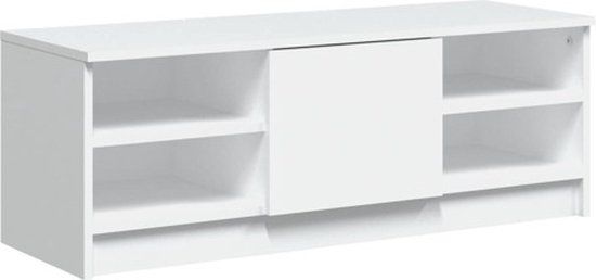 vidaXL Tv-meubel 102x35,5x36,5 cm bewerkt hout wit
