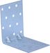 Connecteur de construction avec nervures, dimensions 80x80x60x1,5 - LB 80x80x6x1