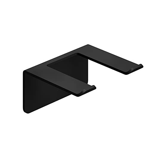 WEISSENSTEIN Föhnhouder Zwart - Zonder Boren - RVS - Haardrogerhouder