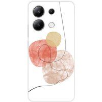 Xiaomi Redmi Note 13 4G Eén lijn rood siliconen hoesje