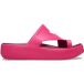 Crocs Tongs compensées fille Crocs Getaway Platform Toe Loop