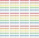 300 pièces - Étiquettes de stock inscriptibles - pour aliments, étiquettes pour réfrigérateurs - pour contenants - pour la classification des aliments, préparation de repas
