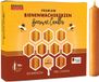 BRUBAKER 100 Stuks Boomkaarsen - 10% Bijenwas - Kerstkaarsen - Piramidekaarsen - Kerstboomkaarsen - Kaarsen - Kaarsjes - 95/12.5 mmHoninggeel