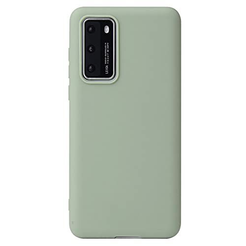 PUTCAR Ultradunne beschermhoes voor Huawei P40, lichtgroen