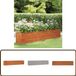 vidaXL Plantenbak verhoogd 240x40x45 cm cortenstaal roestig