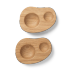 Ferm Living Coquetier Cairn Lot de 2 Oak