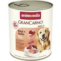 animonda GranCarno Original natvoer voor volwassen honden Rund en kip 6x800 g