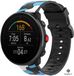 Strap-it Siliconen camouflage bandje - blauw