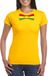 Bellatio Decorations Shoppartners Bv Geel t-shirt met Limburgse kleuren strik dames - Carnaval shirts XL