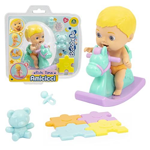 Cicciobello Amicci, CC010 Babyhobbelpaard, met accessoires, verschillende modellen voor meisjes of jongens, speelgoed voor kinderen vanaf 3 jaar