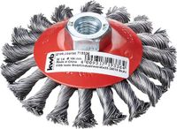 KWB AGGRESSO-FLEX ® schijfborstel voor haakse slijper - Ø 100 mm - Grof - Gevlochten HSS staaldraad - M14 - 719336