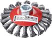 KWB AGGRESSO-FLEX ® schijfborstel voor haakse slijper - Ø 100 mm - Grof - Gevlochten HSS staaldraad - M14 - 719336