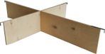Kronus, rehausse modulaire pour bordures, cloison, séparateur, insert de bordure, serre précoce, bordure