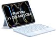 Inateck KB04122 QWERTZ Bluetooth Blauw