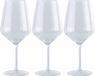 Luxury houseware 36x red wine glasses 530 ml - Transparent