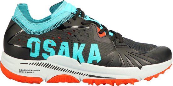 Osaka iDo Dames Hockey TF (Turf) Sportschoenen - Black/Blue - Maat 38