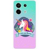 Xiaomi Siliconen hoesje compatibel met Xiaomi Redmi Note 13 Pro 5G Ik ben een eenhoorn