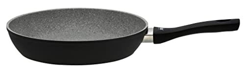 ELO Braadpan Basalt + Ø 28 cm, braadpan incl. pannenbeschermer, aluminium, zwart, geschikt voor alle warmtebronnen