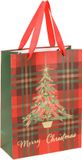 Kaemingk Cadeauzakjes Kerstboom rood groen 18x24cm 4 stuks