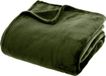 Atmosphera Fleece Deken/Fleeceplaid - Donkergroen - 180 x 230 cm - Polyester