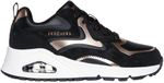 Skechers Uno Gen1 - Color Surge Meisjes Sneakers - Black