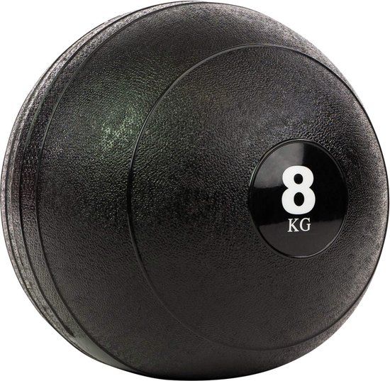 NexGen Slam Ball - 8 kg - Zwart - Rubber - Functional Training
