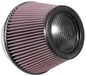 K&N Universeel filter - carbonvezel top - 152mm aansluiting, 190mm bodem, 130mm top, 127mm hoogte (RP-2960)