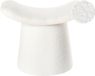 Beliani RIDDLE - Poef - Gebroken wit - Bouclé