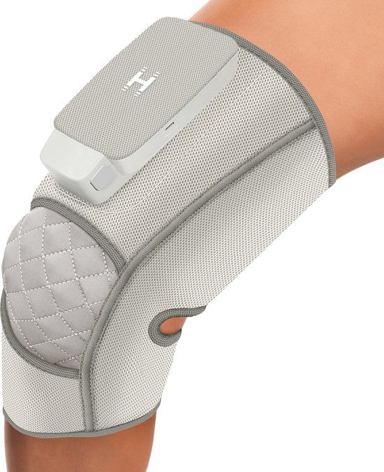 HoMedics Compressie Massage met Modulaire Controller voor Knie en Elleboog Support - Draadloos Massage apparaat met 3 Temperatuurinstellingen - Oplaadbaar via USB C