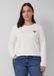 s.Oliver T-shirt pour femme à manches longues et détails brodés