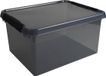 Sunware Comfort Line boîte de rangement 36L - 50x40x26 cm - Transparent/Gris