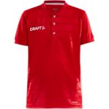 Craft Pro Control Button Jersey Jr 1906697 - Bright Red/White