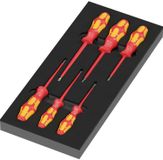Wera 05150133001 97110 Schuimrubberen inzetstuk schroevendraaier Kraftform Serie 100 VDE Set 1, 7-delig