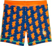 PLAYSHOES Zwemshorts 'Die Maus Pirat' marine / lichtgroen / oranje
