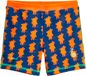 PLAYSHOES Zwemshorts 'Die Maus Pirat' marine / lichtgroen / oranje