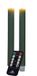 Anna's Collection LED dinerkaarsen - 2x - jade groen - ribbel - afstandsbediening
