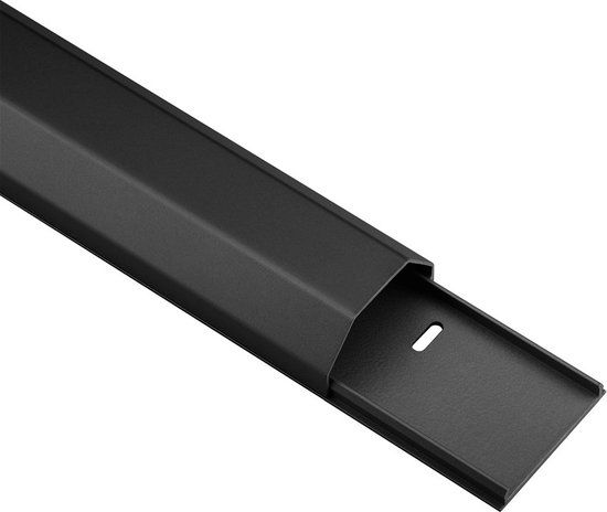 Goobay Wentronic 90724 Kabelgoot - 110 cm - Aluminium - Zwart - 10 stuks
