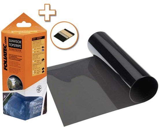 Foliatec Topstripe zonneband zwart 15x152cm