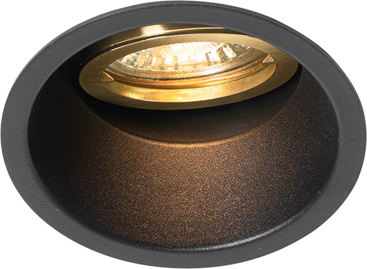 QAZQA Alloy Inbouwspot - Ø 8.8 cm - Goud/Messing