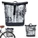 Sacoche de vélo étanche pour porte-bagages avec sangle de transport