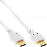 Câble HDMI Inline Ultra HD 4K - blanc - 7,5 mètre