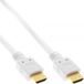 Câble HDMI Inline Ultra HD 4K - blanc - 7,5 mètre
