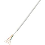 TRU COMPONENTS 1565796 Alarmkabel LiYY 20 x 0.22 mm² Wit 50 m