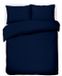 HUSH. Dekbedovertrek Percale - 100% Coton - 200TC - Bleu marine - 200x220cm