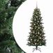 vidaXL Kunstkerstboom met kerstbal 240 cm 300 LED's Warmwit PVC en PE