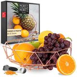 Moritz & Moritz Moderne roségouden fruitschaal 27,5 cm