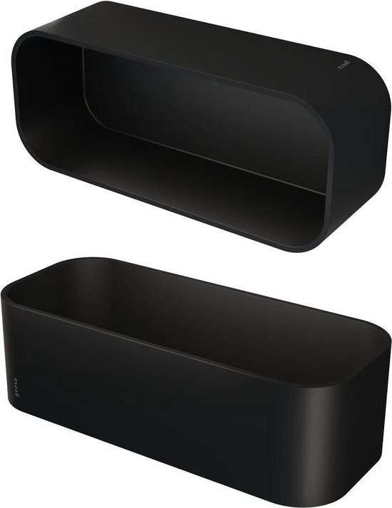 Geesa Frame Planchet 25x11,1x8 cm Zwart zwart