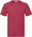 Fruit of the Loom Valueweight T-shirt Adulte Rojo Jaspeado - S