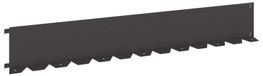 Bordure de pelouse 30 pièces 102 x 15 x 4 cm Acier Noir