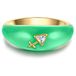 Glanzstücke München Ring 925 zilver met zirkonia wit geel goud